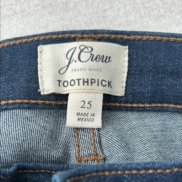 J CREW 25 Navy Skinny “Toothpick” Style - Picture 2 of 5
